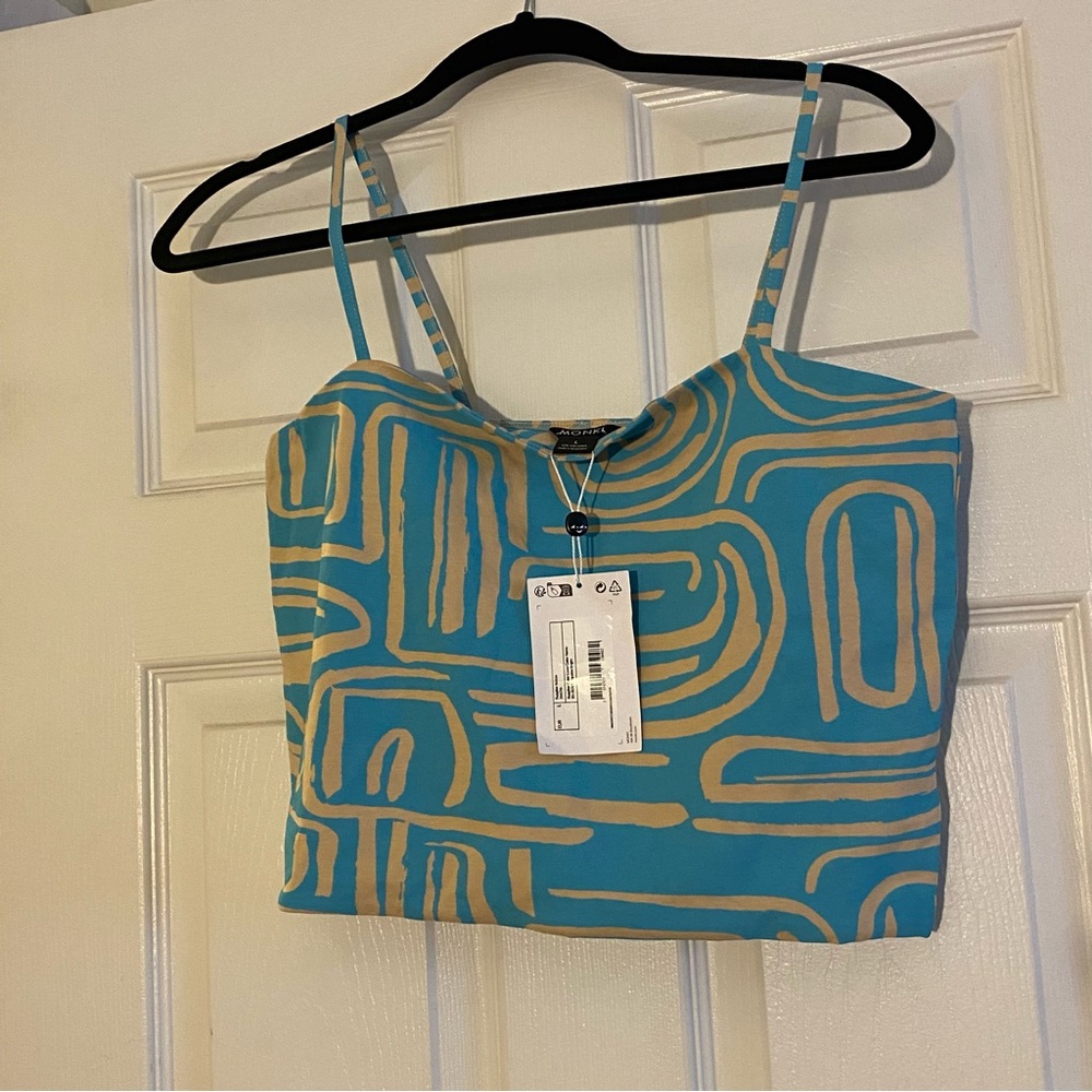 Blue ASOS Summer Going Out Top - Picture 5 of 6